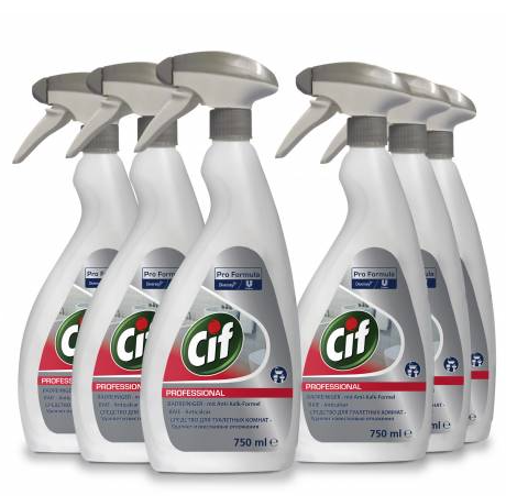 Cif Pro Formula 2-in-1 Washroom 750ml - Washroom cleaner and limescale remover