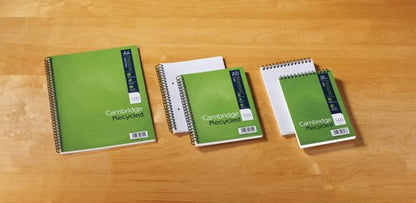 Cambridge Ruled Recycled Wirebound Notebook 100 Pages A4 (Pack of 5) 400020196