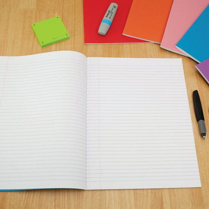 Hamelin Exercise Book 8mm Lined 80 Page A4+ Yellow (Pack of 50) 400206237