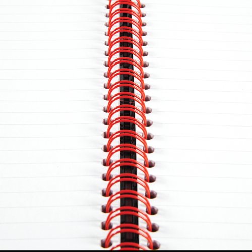 Black n' Red Wirebound A-Z Hardback Notebook A5 (Pack of 5) 100080194