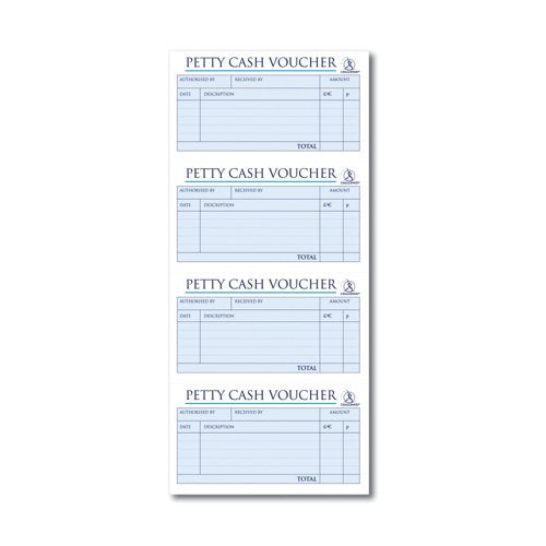 Challenge Petty Cash Book 200 Duplicate Slips 280x141mm 100080052