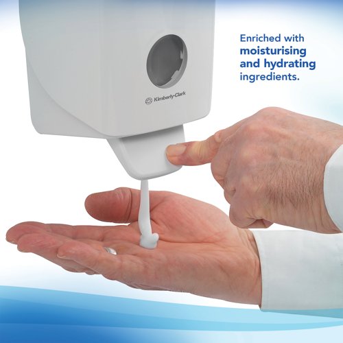 Scott Foam Hand Cleanser Unscented 1L Refills Clear Pack of 6 6342