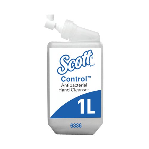 Scott Antibacterial Hand Cleanser 1L Refill Clear Pack of 6 6336