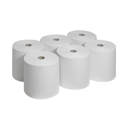 Scott Paper Hand Towel Roll for Disp 304m Long White Pack of 6 6667