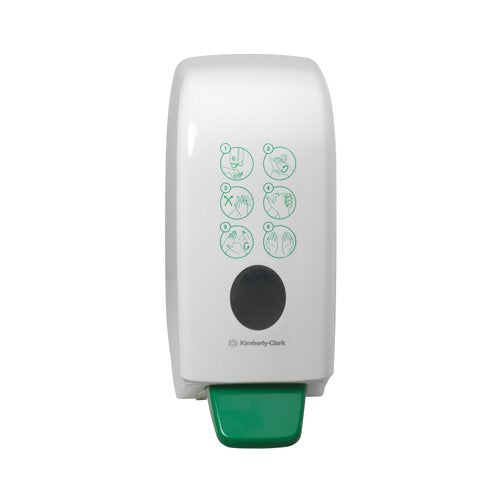 Aquarius Hand Moisturiser Dispenser for 1L Cassette Refills White 7134