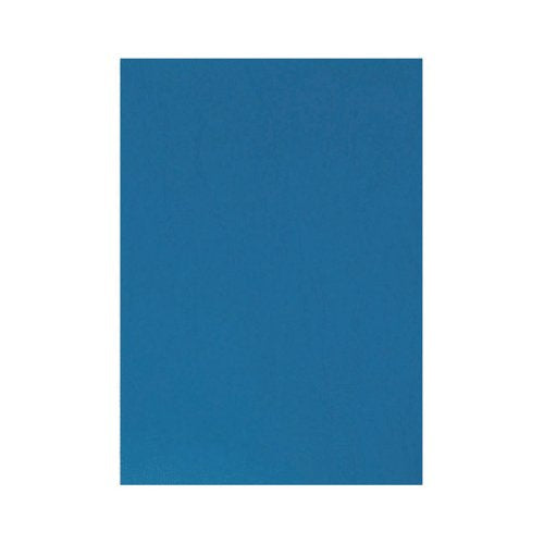 Q-Connect A4 Blue Leathergrain Comb Binder Cover (Pack of 100) KF00500