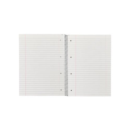 Q-Connect Ruled Margin Spiral Soft Cover Notebook 160 Pages A4 (5 Pack) KF01072
