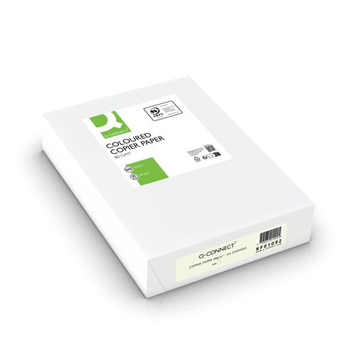 Q-Connect Cream A4 Copier Paper 80gsm Ream (Pack of 500) KF01092