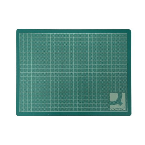 Q-Connect Cutting Mat Non-Slip PVC A1 Green KF01138