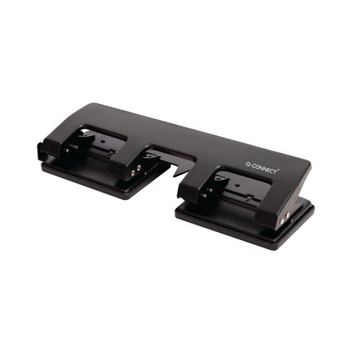 Q-Connect 4 Hole Punch Black KF01238