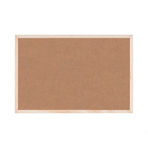 Q-Connect Lightweight Cork Noticeboard 400x600mm KF03566