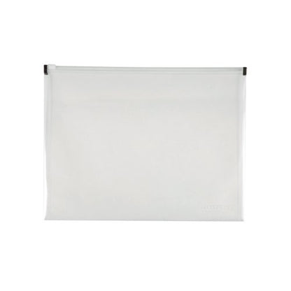 Q-Connect Document Zip Wallet A4 Transparent (Pack of 10) KF03668