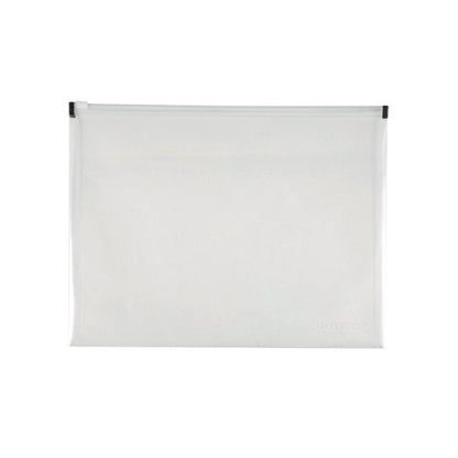 Q-Connect Document Zip Wallet A4 Transparent (Pack of 10) KF03668