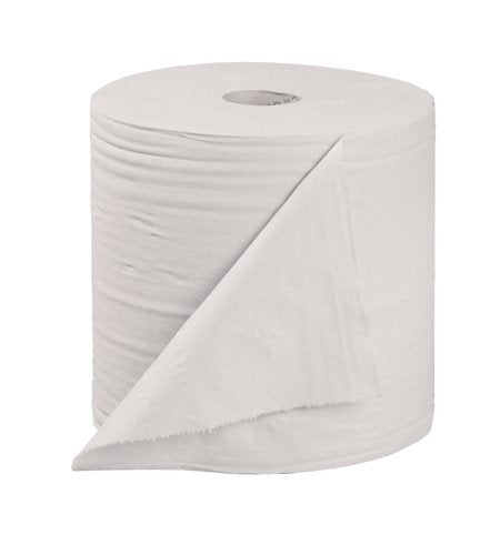 2Work Centrefeed Roll 2-Ply 150m White (Pack of 6) KF03804