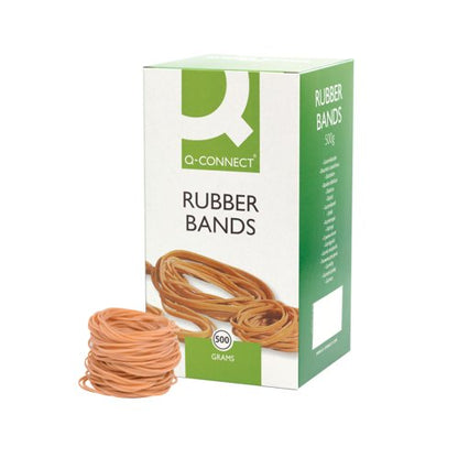 Q-Connect Rubber Bands No.19 88.9 x 1.6mm 500g KF10527