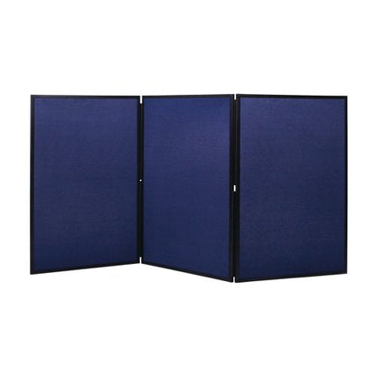 Q-Connect Display Board 3 Panel Blue/Grey DSP330513