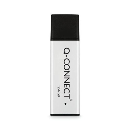 Q-Connect Black/Silver USB 3.0 High Performance 256GB Flash Drive KF11510