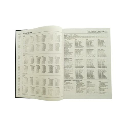Academic Diary Day Per Page A5 Green 2025-26 KF1A5AGN25