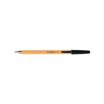 Q-Connect Ballpoint Pen Fine Black (Pack of 20) KF34046