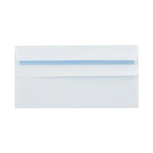 Q-Connect DL Envelopes Wallet Self Seal 100gsm White (Pack of 1000) 7137