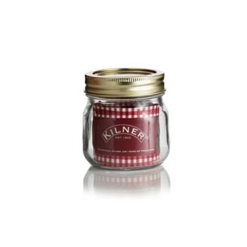Kilner Small 0.25L Screw Top Preserve Glass Storage Jar, Jam, Chutney or Dessert