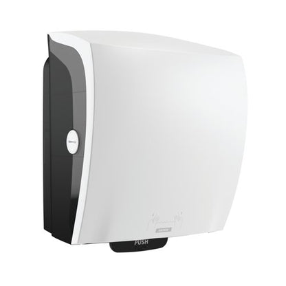 Katrin Plastic Dispenser for System Paper Towel Roll White 82094