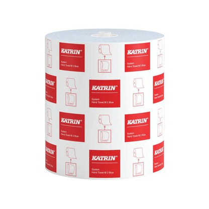 Katrin Classic System Hand Towel M2 2-Ply Blue (Pack of 6) 460263
