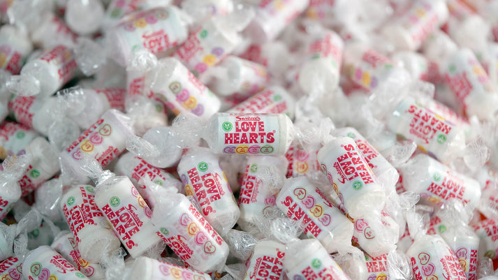 Swizzels Love Hearts Mini Rolls 3kg Bag | Party Treats | Party Favours | Promotion Goods | Approx 25