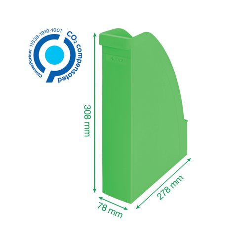 Leitz Recycle Magazine File A4 Green 24765050