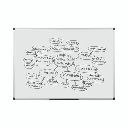 Bi-Office Drywipe Board 150x120cm Aluminium Frame MA1212170
