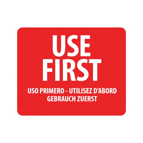 Food Label Use First MyCafe Food Label Use First 25x25mm Removable Pack of 1000 MYC10626 ...