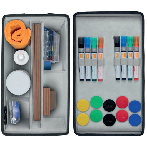 Nobo Whiteboard Accessories Kit Bag Grey 1915711