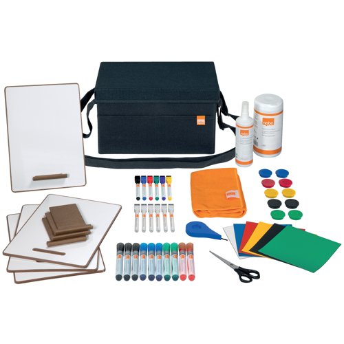 Nobo Whiteboard Accessories Kit Bag Grey 1915711