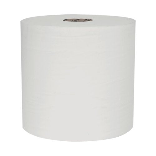 Raphael 1-Ply Roll Towel 200mm x 200m White (Pack of 6) RT1W200RDS