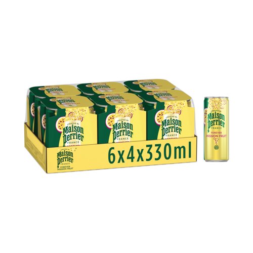 Maison Perrier Sparkling Water Passion Fruit 330ml Pack of 24 13394999