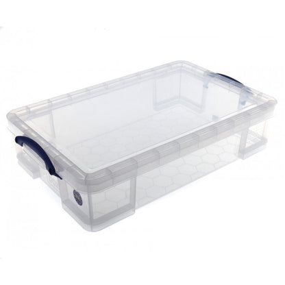 Really Useful Clear Plastic Storage Box 33 Litre External: 710 x 440 x 165mm