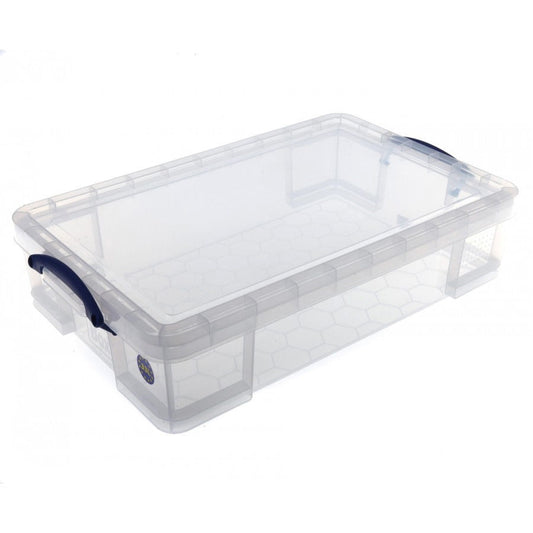 Really Useful Clear Plastic Storage Box 33 Litre External: 710 x 440 x 165mm