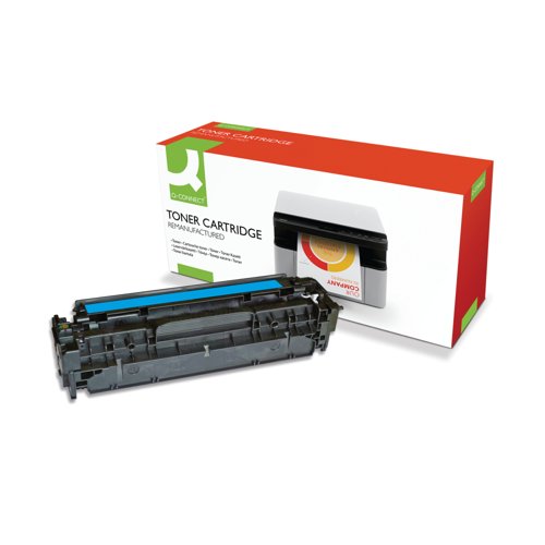 Q-Connect Compatible Toner Cartridge Cyan For HP CF381A CF381A-COMP