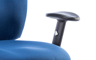 Chiro High Back Chair with Arms Blue OP000007