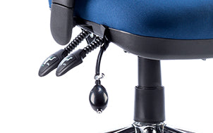 Chiro High Back Chair with Arms Blue OP000007