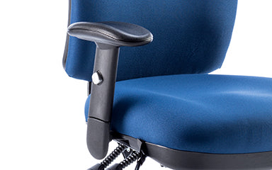Chiro High Back Chair with Arms Blue OP000007