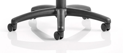 Zeus Chair Black Fabric Black Mesh Back With Arms OP000140