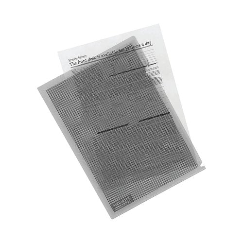 Pentel Camouflage Polypropylene Folder A4 Clear (Pack of 5) 89891