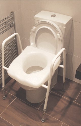 Aidapt President Raised Toilet Seat and Frame VR219
