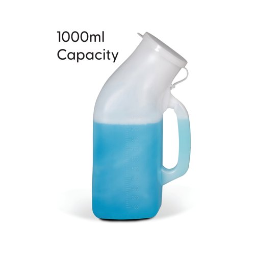 Aidapt Male Urinal 1 Litre White VR270AB