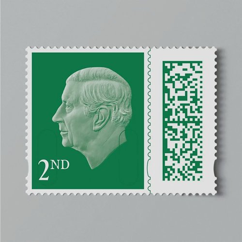 Royal Mail Second Class Postage Stamp Sheet (Pack of 50) BBS2