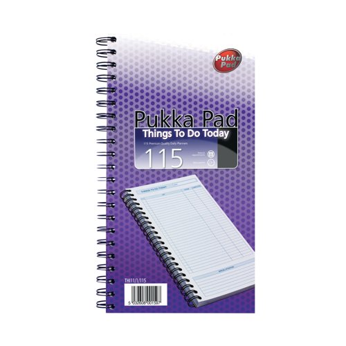 Pukka Pad Wirebound Things To Do Today Book 152x280mm THI11/1/115