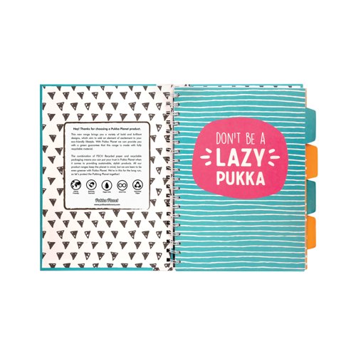 Pukka Planet Project Book B5 Assorted Designs (Pack of 2) 9702-SPP