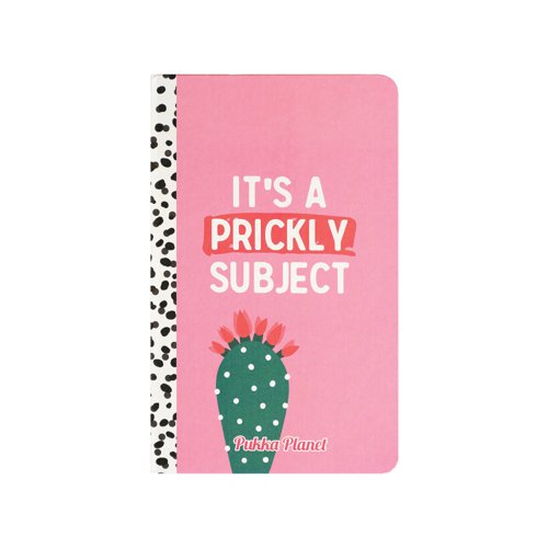Pukka Planet Soft Cover Notebook It's a Prickly Subject 9764-SPP