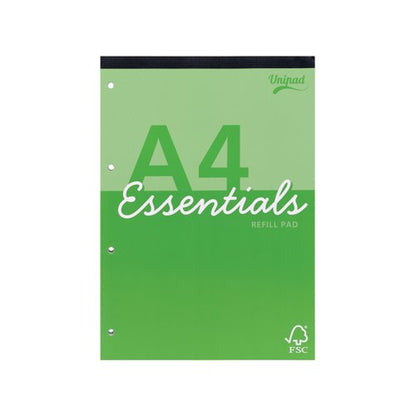 Pukka Pad Essentials Refill Pad 160 Pages A4 (Pack of 4) ESS-REFA4TOP
